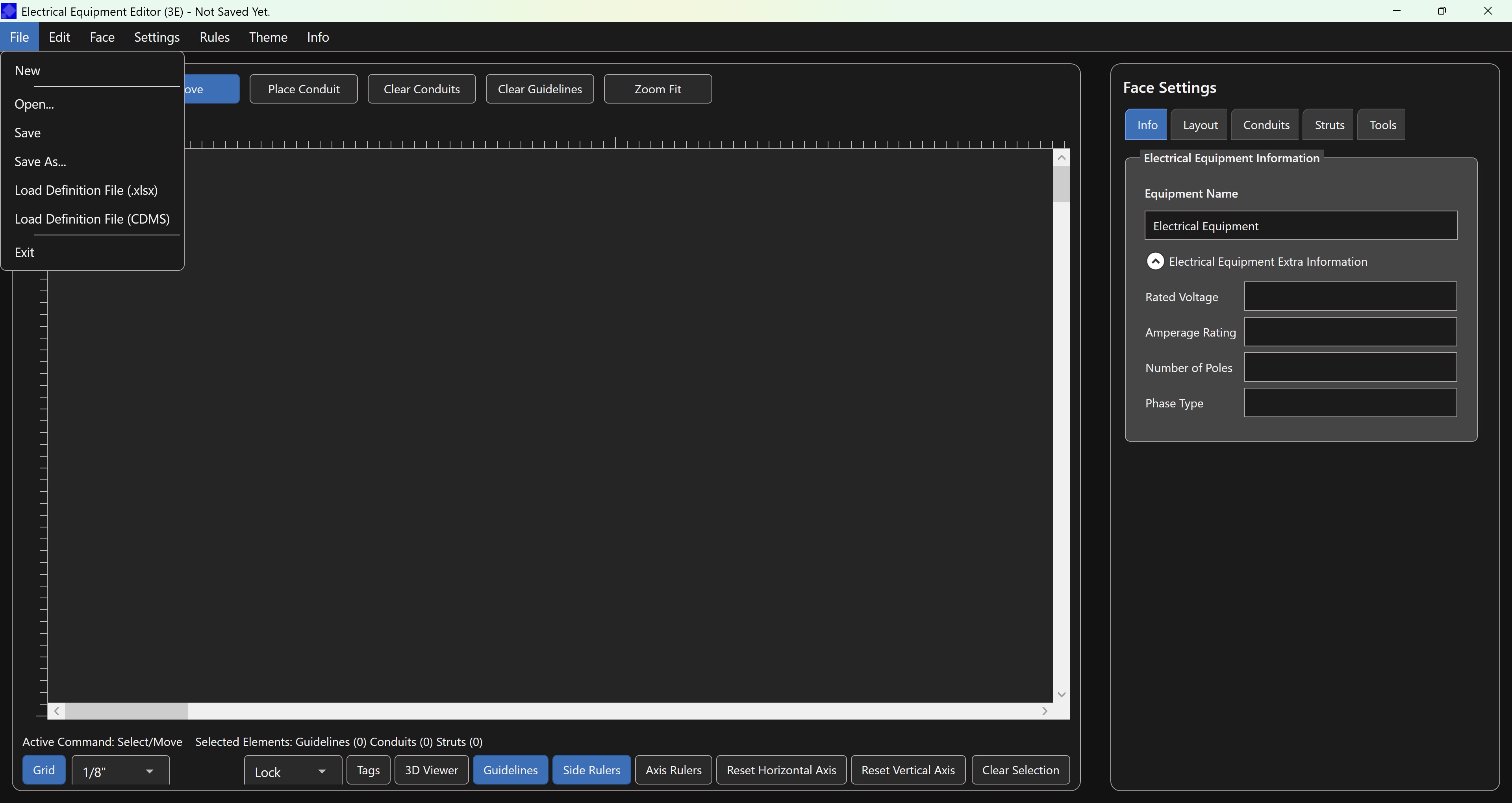 3E - Loading Definition File