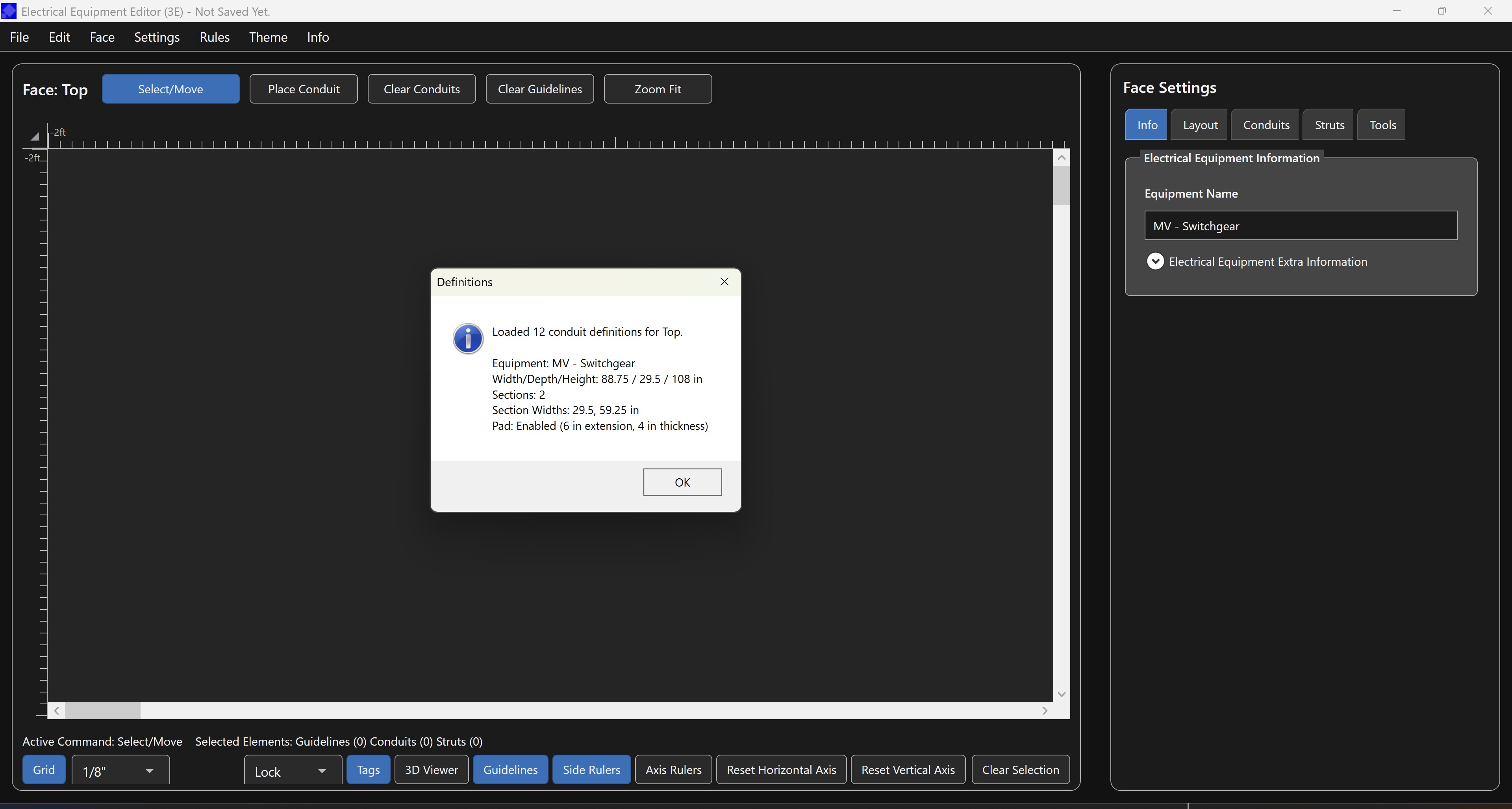 3E - Definition File Loaded