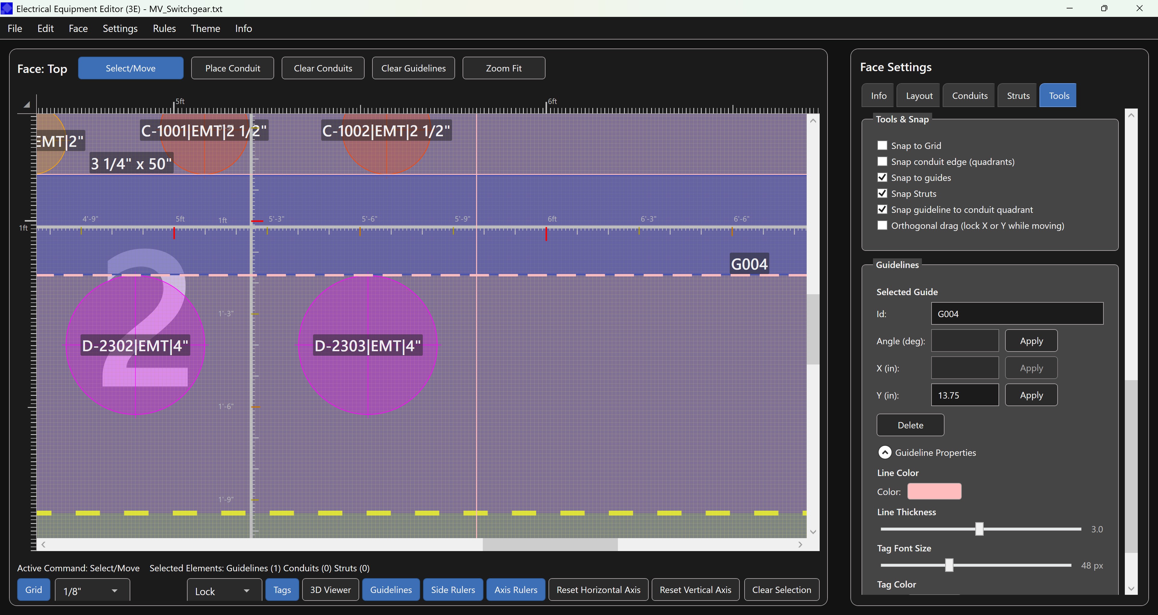 3E - Tools, Snaps and Guidelines
